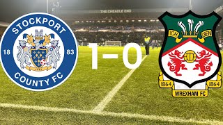 Stockport 10 Wrexham The battle for the championship  Blog [upl. by Llemaj985]