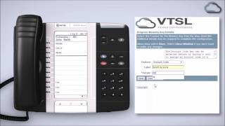 Mitel Phone Programmable Keys User Video  Account Codes [upl. by Ariam]