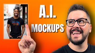 How To Make REALISTIC AI TShirt Mockups In Minutes [upl. by Eilsew]