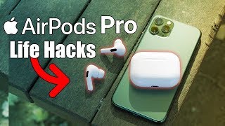 Top 25 AirPods Pro Life Hacks in 200 seconds [upl. by Einwahs541]