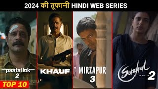 Top 10 Crime Thriller Upcoming Hindi Web Series 2024 Most Anticipated [upl. by Avonasac]