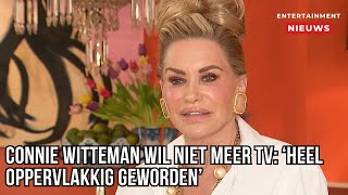 Connie Witteman 72 trekt zich terug uit de Nederlandse showbizz en verklaart Mijn leven is compleet [upl. by Baptist]