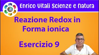 Bilanciamento reazione redox in forma ionicaMetodo schematico Esempio 9 [upl. by Alyworth]