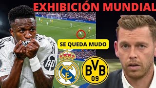 🚨 VINICIUS DEJA MUDO A JOTA JORDI CON SU HAT TRICK AL BORUSIA DORMUNT REMONTADA EPICA DEL MADRID [upl. by Lehcin10]