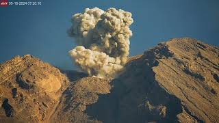 May 18 2024 Closely Spaced Eruptions at Semeru Volcano Indonesia [upl. by Marcile471]