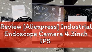 Review Aliexpress Industrial Endoscope Camera 43inch IPS Screen 8mm HD1080P IP67 Waterproof 8 LE [upl. by Iormina729]