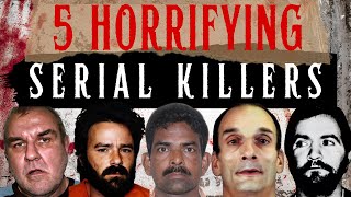 5 SERIAL KILLERS Compilation  Over an Hour Long [upl. by Anaeda]