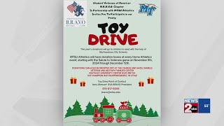 MTSU toy drive begins Saturday [upl. by Damal833]