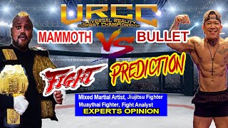 BossBulletAngBumanggaGiba vs The Mammoth FIGHT PREDICTION ng mga EXPERT sa Combat Sport MMA [upl. by Ahola]