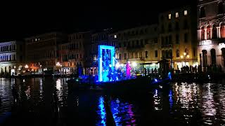 Carnevale di Venezia 2022 sfilata in Canal Grande [upl. by Raseac]