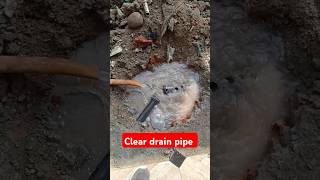 Drain pipe block drainage plumbing [upl. by Crain]