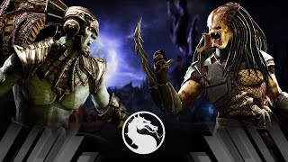 Mortal Kombat X  Kotal Kahn Vs Predator Very Hard [upl. by Wailoo]