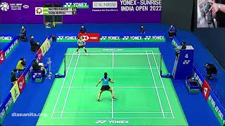 India Open 2022  Malvika Bansod IND vs Saina Nehwal IND [upl. by Loring]