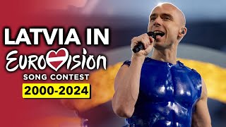 Latvia in Eurovision Song Contest 🇱🇻 2024  2000 RECAP [upl. by Lehctim]