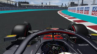 rFactor F1 Miami 2022  Max Verstappen Onboard [upl. by Keele31]