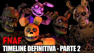 FNAF TIMELINE PARTE 2  TUTTA LA STORIA DI FIVE NIGHTS AT FREDDYS [upl. by Acihsay]