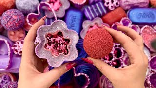 Very Satisfying ASMR Video  Crushing soap boxes with starch and foam  Clay cracking  Cutting soap [upl. by Arahset]