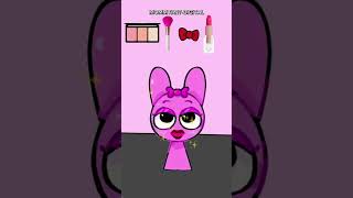 Help Pinky Sprunki Makeup  Incredibox Sprunki phase 1 meme funny sprunki [upl. by Emmeram84]