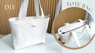 How To Make a Tote Bag For Beginners  Tote Bag Tutorial For Beginners [upl. by Illil]