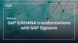 SAP S4HANA transformations with SAP Signavio [upl. by Cordy]