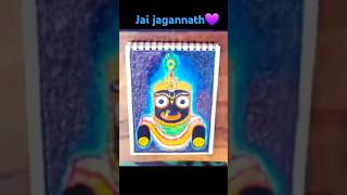 Lord Jagannath❤️Pastel colors painting 🎨 arts shortsArtbykavita098 [upl. by Adnilema]