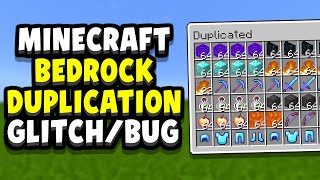 INSANE DUPLICATION GLITCH For Minecraft Bedrock Edition That Works [upl. by Mailand958]