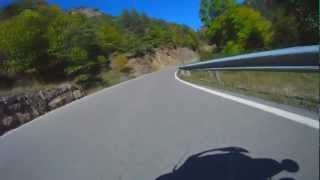 Spanish Pyrenees  Gorge de Oberra  RTs Best Motorcycle Rides [upl. by Sirob485]