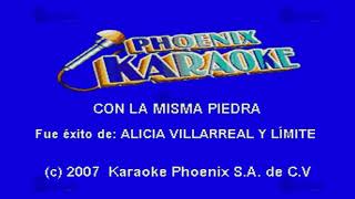 Con La Misma Piedra  Multikaraoke ► Éxito De Límite [upl. by Bonnee318]