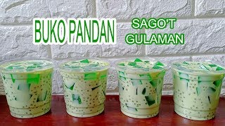 Buko Pandan Sagot Gulaman  How to Make Buko Pandan [upl. by Sternberg]