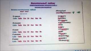 ACCUSATIVE CASE ВИНИТЕЛЬНЫЙ ПАДЕЖ 1zoia [upl. by Valeta148]