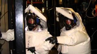 SCBA and PPE Compatible Wireless Intercom for Chemical Munitions Disposalmp4 [upl. by Raual]