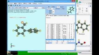 Winmostar V5によるフルオレンのモデリングとMOPAC計算 [upl. by Airec267]