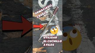 ¿Por qué el cuchillo de 3 filos está PRIHIBIDO en todo el MUNDO historia cuchillo shorts [upl. by Giacobo]