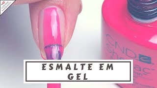 Esmalte em Gel  O que é  Como usar  Vale a pena  Unhas da Moda [upl. by Aicilic]