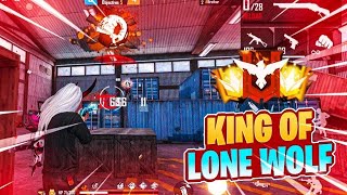 King 👑 Of Lone Wolf 🐺 Free Fire 🔥frefiregarena freefiremax [upl. by Julianne672]