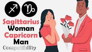 Sagittarius Woman and Capricorn Man Compatibility [upl. by Austina]