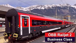 ÖBB Railjet 2  Inaugural Train Innsbruck  Munich in Business Class [upl. by Kowalski]