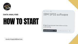 2 How to get started on the SPSS tool [upl. by Dierdre]