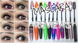 Mascara Reviews  BEST amp WORST  Mostly Drugstore  EYE PICTURES [upl. by Gussman361]