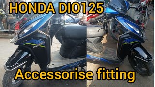 2024 KI NEW HONDA DIO 125ACCESSORISE FITTING [upl. by Aner301]