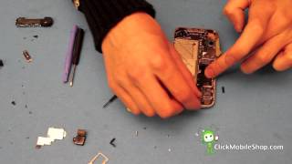 Apple iPhone 4S Complete Disassembly Repair Guide Part 1 [upl. by Ordnas]