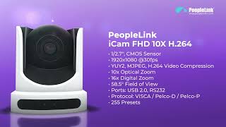 PeopleLink  iCam FHD 10X H264 [upl. by Eadnus]