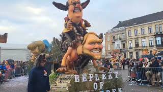 Aalst Belgium 🇧🇪 Carnival 2024   4k 60fpstravel 4k 60fps [upl. by Etterrag]