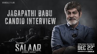 Jagapathi Babu Candid Interview  Salaar Cease Fire Grand Release On Dec 22nd  Hombale Films [upl. by Oatis]