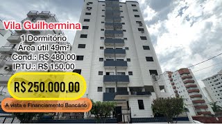 Apartamento de 1 Dormitório na Guilhermina a 500m da Praia [upl. by Kinimod156]