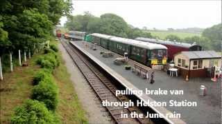 Brake van rides at the Helston Railway [upl. by Eikkin187]