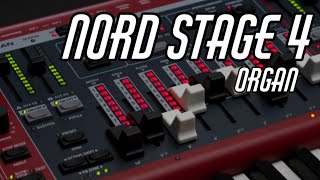 Nord Stage 4 Organ Section Overview  Exploring Organ Settings amp Features [upl. by Iridis]