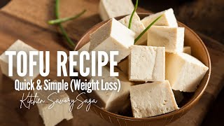 How to Cook Tofu with Egg Chinese Recipe Simple Tofu Recipes [upl. by Rhyner]