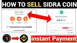 SIDRA MiNiNG Tokens Withdrawal Kaise Kare💲 How To SendSwap SIDRA Coins 💹 How To Sell SIDRA Coins🎁 [upl. by Iamhaj573]