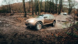 V10 TDI Touareg OffRoading at Parkwood OffRoad Centre  Full Video [upl. by Atinniuq]